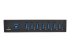 Eaton Tripp Lite series 7-Port USB 3.0 Hub SuperSpeed with Dedicated 2A USB Charging iPad Tablet Metal - Framsidan