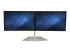 StarTech.com Dual Monitor Stand, Ergonomic Free Standing Dual Monitor Desktop Stand for two 24" VESA Mount Displays, Synchronized Height Adjustable, Double Monitor Pole Mount, Silver - Framsidan