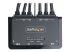 StarTech.com 2-Port Dual-Monitor HDMI Cable KVM Switch, 4K 60Hz, Compact KVM with 5ft/1.5m USB-A/HDMI/Audio Integrated Cables, Bus Powered - Ovansidan