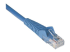 Eaton Tripp Lite Series Cat6 Gigabit Snagless Molded (UTP) Ethernet Cable (RJ45 M/M), PoE, Blue, 20 ft. (6.09 m) - Vänster vinkel