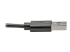 Eaton Tripp Lite Series USB-A to USB-C Cable, Right-Angle USB-C, USB 2.0, (M/M), 6 ft. (1.83 m) - Närbild