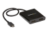 StarTech.com MST-hubb med två portar för USB-C till HDMI - Vänster vinkel