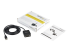 StarTech.com FTDI USB till seriell RS232-kabeladapter med 1 port och COM-retention - Höger vinkel
