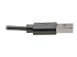 Eaton Tripp Lite Series USB-A to USB-C Cable, Right-Angle USB-C, USB 2.0, (M/M), 6 ft. (1.83 m) - Närbild