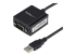 StarTech.com FTDI USB till seriell RS232-kabeladapter med 1 port och COM-retention - Höger vinkel