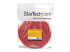 StarTech.com 50ft Hook and Loop Roll, Cut-to-Size Reusable Cable Ties, Bulk Industrial Wire Fastener Tape / Adjustable Fabric Wraps Red / Resuable Self Gripping Cable Management Straps - Framsidan