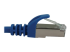 Eaton Tripp Lite Series Cat6a 10G Snagless Shielded Slim STP Ethernet Cable (RJ45 M/M), PoE, Blue, 25 ft. (7.6 m) - Närbild