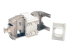 Eaton Tripp Lite Series Shielded Cat6a Keystone Jack with Dust Shutter, 180-Degree , Toolless - Insida