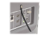 Eaton Tripp Lite Series HDMI Cable Lock Clamp Tie Screw for HDTVs Blu-Ray Installations - Vänster vinkel