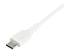 StarTech.com 1 m USB 2.0 till USB-C-kabel -&nbsp;vit - Närbild