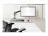 StarTech.com Desk Mount Monitor Arm for Single VESA Display up to 32" or 49" Ultrawide 8kg/17.6lb, Full Motion Articulating & Height Adjustable w/ Cable Management, C-Clamp, Grommet Mount - Framsidan