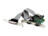 StarTech.com 2S1P Native PCI Express Parallel Serial Combo Card with 16550 UART - Vänster vinkel