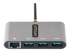 StarTech.com 3-Port USB-C Hub with Ethernet, 3x USB-A Ports, Gigabit Ethernet, USB 3.0 5Gbps, Bus-Powered, USB Type-C Hub w/ GbE and 1ft/30cm Long Cable, Portable USB-C to USB-A Laptop Hub - Framsidan