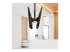 StarTech.com Dual TV Ceiling Mount, Back-to-Back Heavy Duty Hanging Dual Screen Mount with Adjustable Telescopic 3.5' to 5' Pole, Tilt/Swivel/Rotate, VESA Bracket for 32”-75" Displays - Framsidan