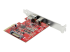 StarTech.com 2 portar 10 Gbit/s USB-A &amp;amp; USB-C PCIe-kort - Tillbaka