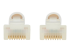 Eaton Tripp Lite Series Safe-IT Cat6a 10G Snagless Antibacterial Slim UTP Ethernet Cable (RJ45 M/M), White, 7 ft. (2.13 m) - Närbild