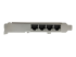 StarTech.com Gigabit Ethernet Nätverkskort med 4 portar - 