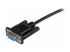 StarTech.com 1 m svart DB9 RS232 seriell nollmodemskabel F/F - Närbild