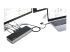 StarTech.com USB-C- och USB-A-dockningsstation - Vänster vinkel