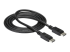 StarTech.com 5 m lång DisplayPort 1.2-kabel med lås M/M - Vänster vinkel