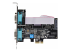 StarTech.com 2-Port Serial PCIe Card, Dual-Port PCI Express to RS232/RS422/RS485 (DB9) Serial Card, Low-Profile Brackets Incl., 16C1050 UART, TAA-Compliant, Windows/Linux, TAA Compliant - Framsidan