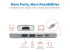 Eaton Tripp Lite Series USB C Docking Station Adapter, 4K @ 30 Hz, HDMI, Thunderbolt 3, PD Charging, Micro SD - Flera vinklar