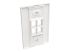 Eaton Tripp Lite Series Single-Gang 4-Port Wall Plate Keystone Cat5/6 USB HDMI Dport RCA - Tillbaka