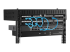 StarTech.com 8U 19" Wall Mount Network Rack, Adjustable Depth 12-20" 2 Post Open Frame Server Room Rack for AV/Data/ IT Communication/Computer Equipment/Switch with Cage Nuts & Screws - Vänster vinkel