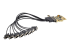 StarTech.com 8-portars PCI Express RS232 seriell kortadapter - Vänster vinkel