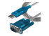StarTech.com 91 cm USB till RS232 DB9 seriell kabeladapter – M/M - Höger vinkel