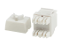 Eaton Tripp Lite Series Cat6a 110-Style Punchdown RJ45 Keystone Jack, White, TAA - Tillbaka