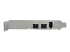 StarTech.com 2b 1a 1394 PCI Express FireWire-kortadapter med 3 portar - Vänster sida