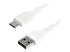 StarTech.com 1 m USB 2.0 till USB-C-kabel -&nbsp;vit - Höger vinkel